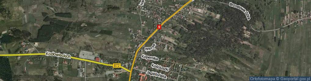 Zdjęcie satelitarne Witosa Wincentego ul.
